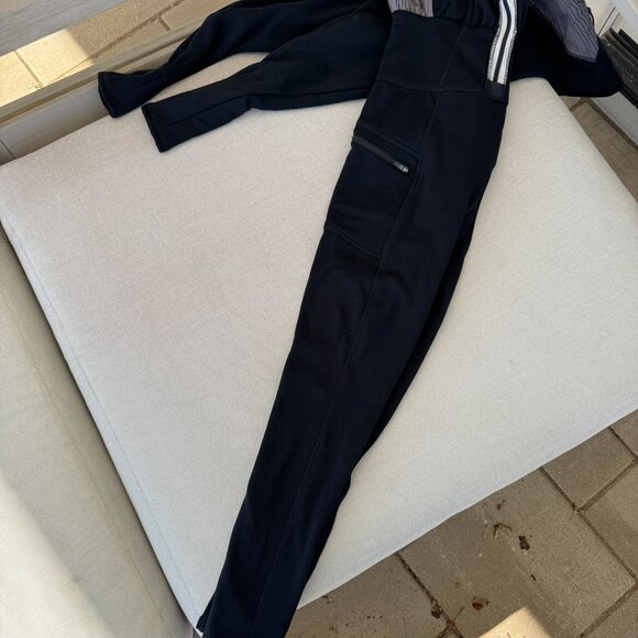 New Free People Movement Long Sleeve One Piece Jumpsuit Keepin Cozy Black XS - Picture 6 of 9